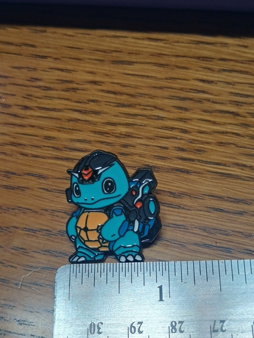 Cute(Great For Backpacks)Pokemon Blue and Orange Squirtle Enamel Pin
